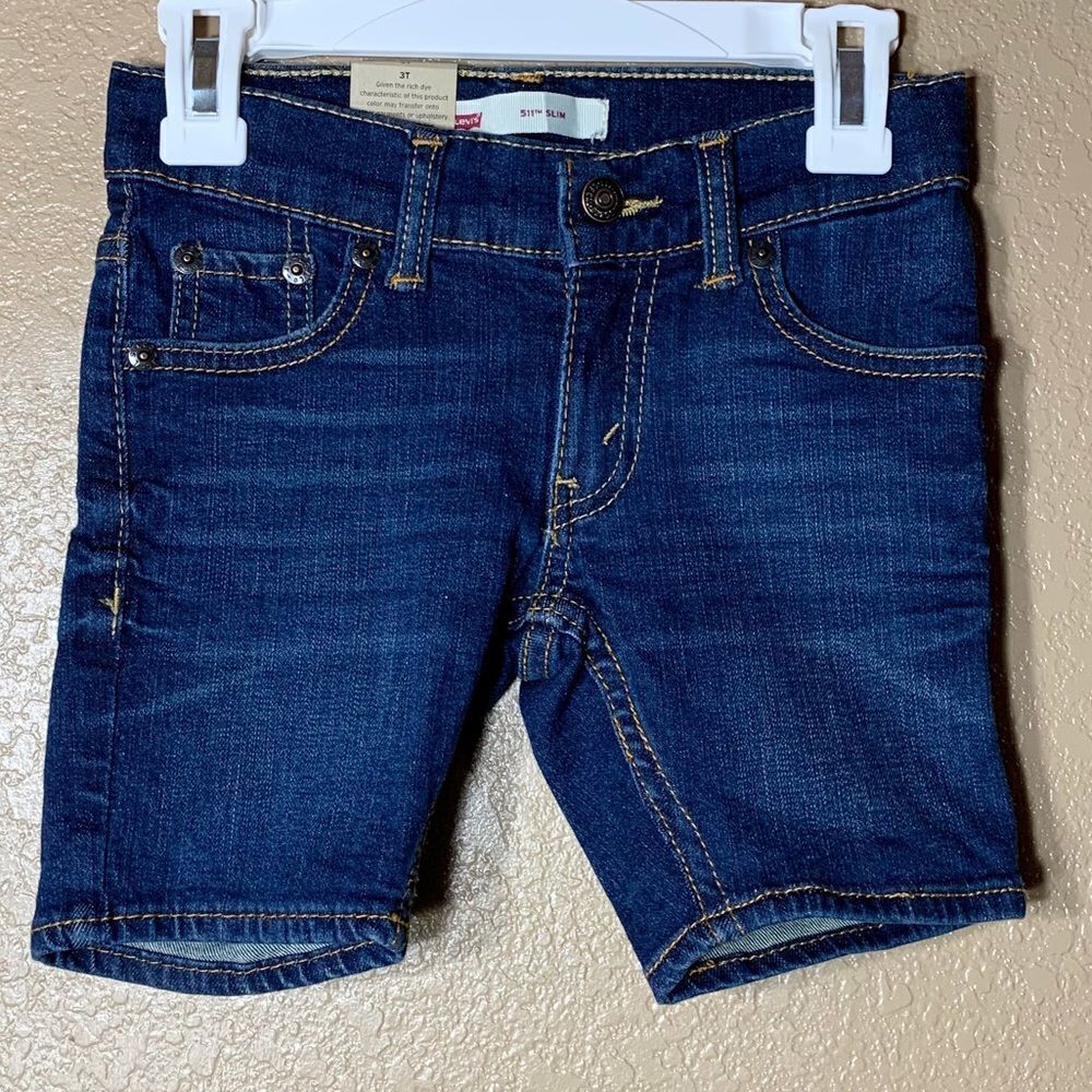 ‎Levi’s toddler girl 511 slim jean shorts